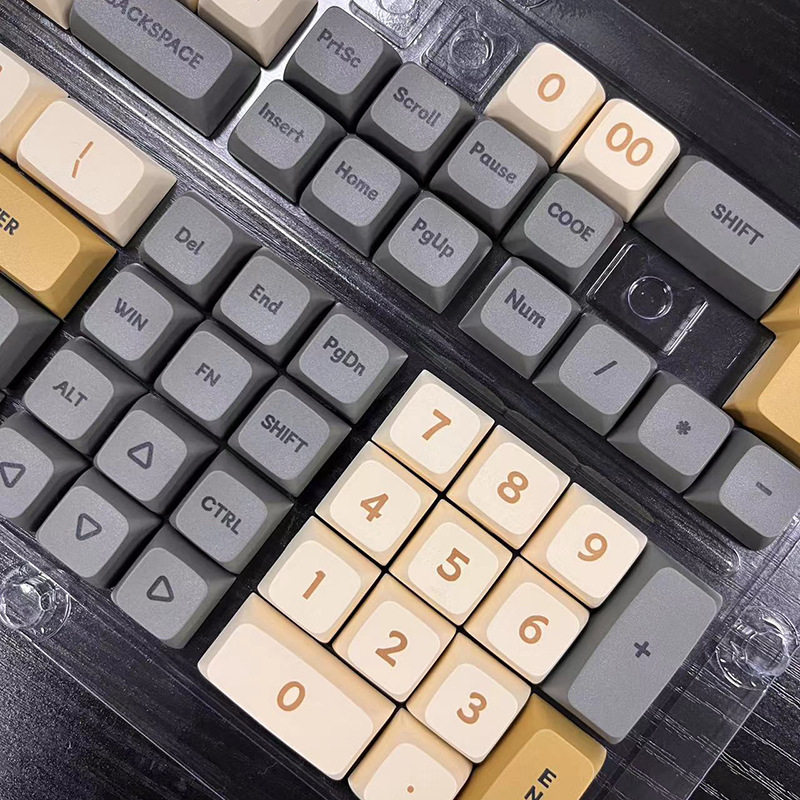 微光xda高度五面热升华个性创意键帽适配108键不透光机械键盘帽