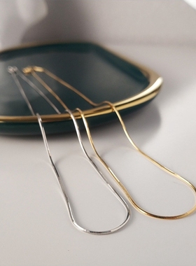 纯银ins冷淡风设计师款锁骨链