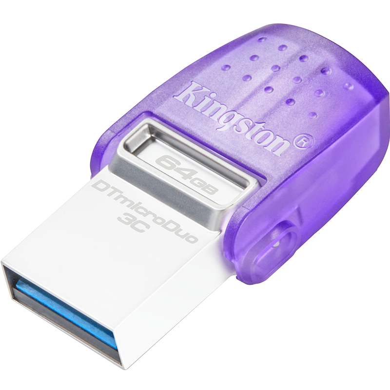 金士顿U盘64GB高速DTDUO3CG3安卓Type-C手机电脑两用128g优盘256g