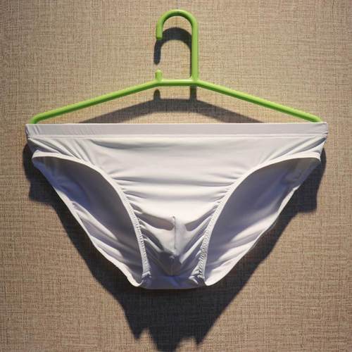 冰丝性感低腰透气囊袋三角裤头