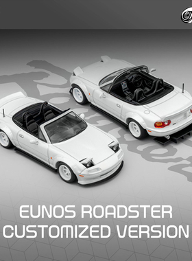 Micro Turbo1:64马自达MX-5 Eunos Roadster火箭兔合金汽车模型