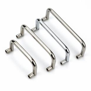 304不锈钢单双向折叠把手 ls509活动拉手电柜门把手LS503机箱提手
