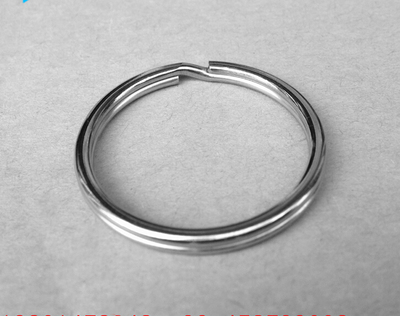 316不锈钢钥匙扣钥匙圈钥匙环双层礼品环车钥匙扣光圈批13mm-35mm