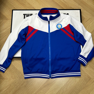 季梁学校学生校服外套春秋宝蓝色拼白色棒球服男女学院风运动上衣