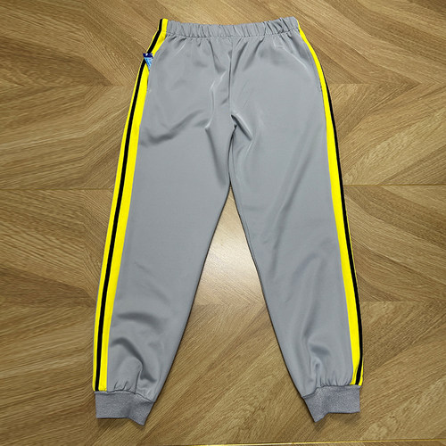 加绒校服裤子束脚浅灰学生承德