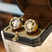 西装 扣男士 口定制衬衫 轻奢袖 初心 陀飞轮机芯高端法式 袖 钉