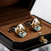 定制简约袖 袖 钉奢侈品 衬衫 法式 扣男士 口扣高端衬衣轻奢扣子西装