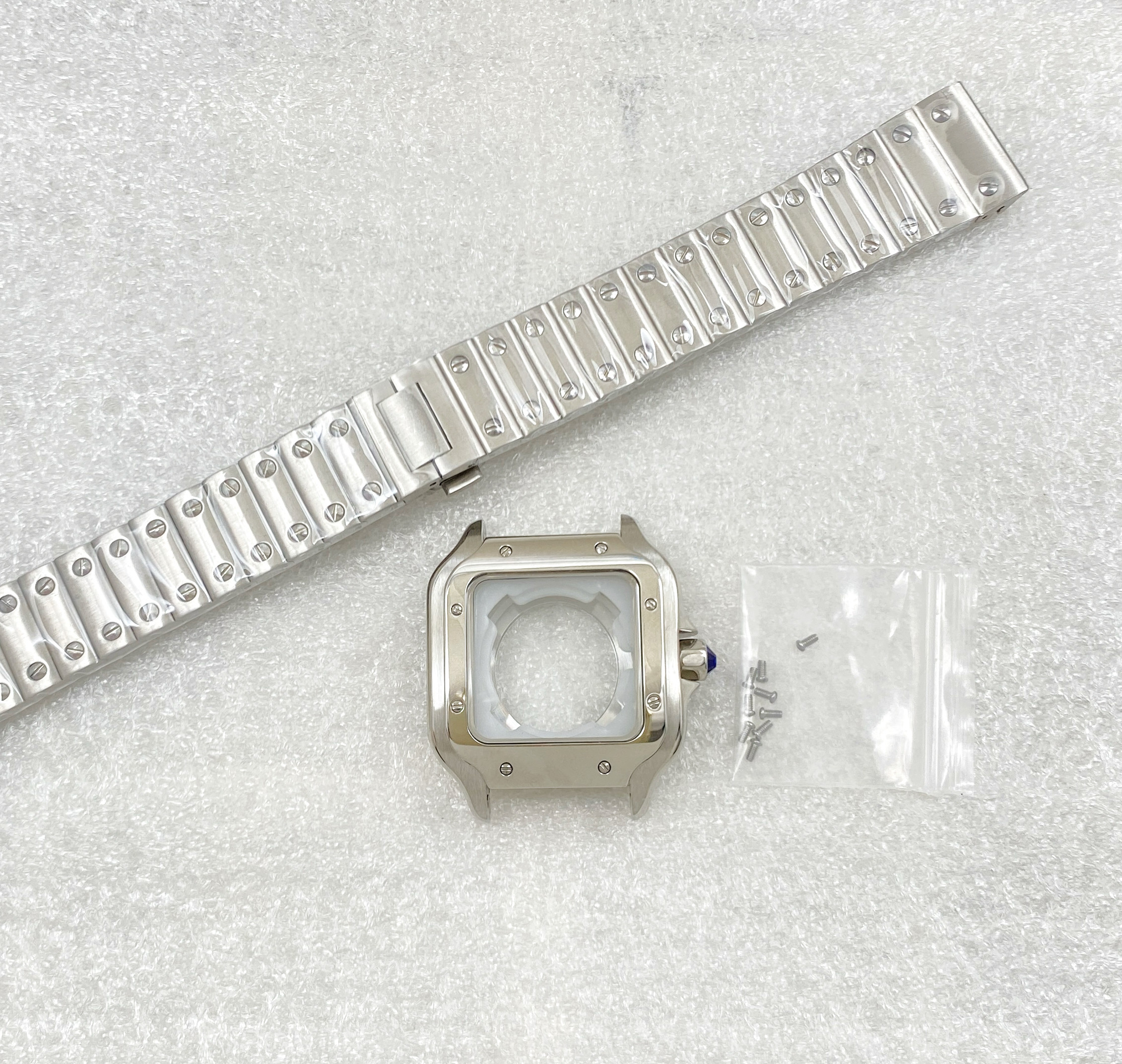 thumbnail for Nh05 Women's Square Case and Strap Set 33mm Case Modified Watch Accessories Suitable for Nh05 Movement