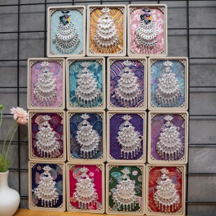 凤凰古城文创手工旅游纪念品千户苗寨苗族文创冰箱贴批发 大号