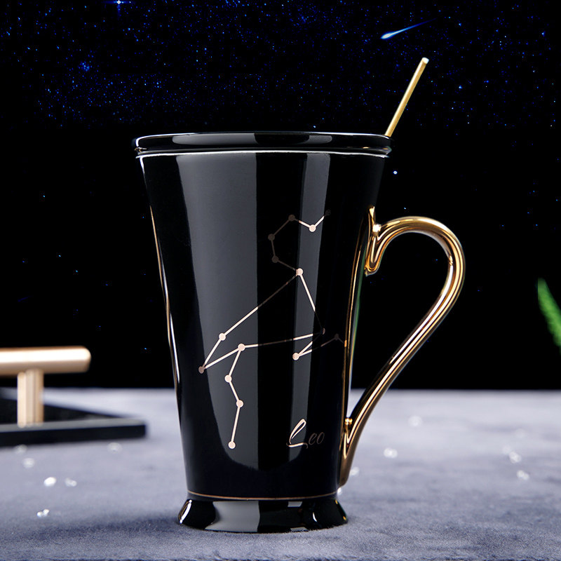 十二星座创意情侣礼品杯子陶瓷马马克杯