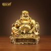 Xiang Xin Copper Maitreya Buddha Decoration Decoration Size Maitreya Tatu Rong Rong Buddha statue The opening gift Decoration