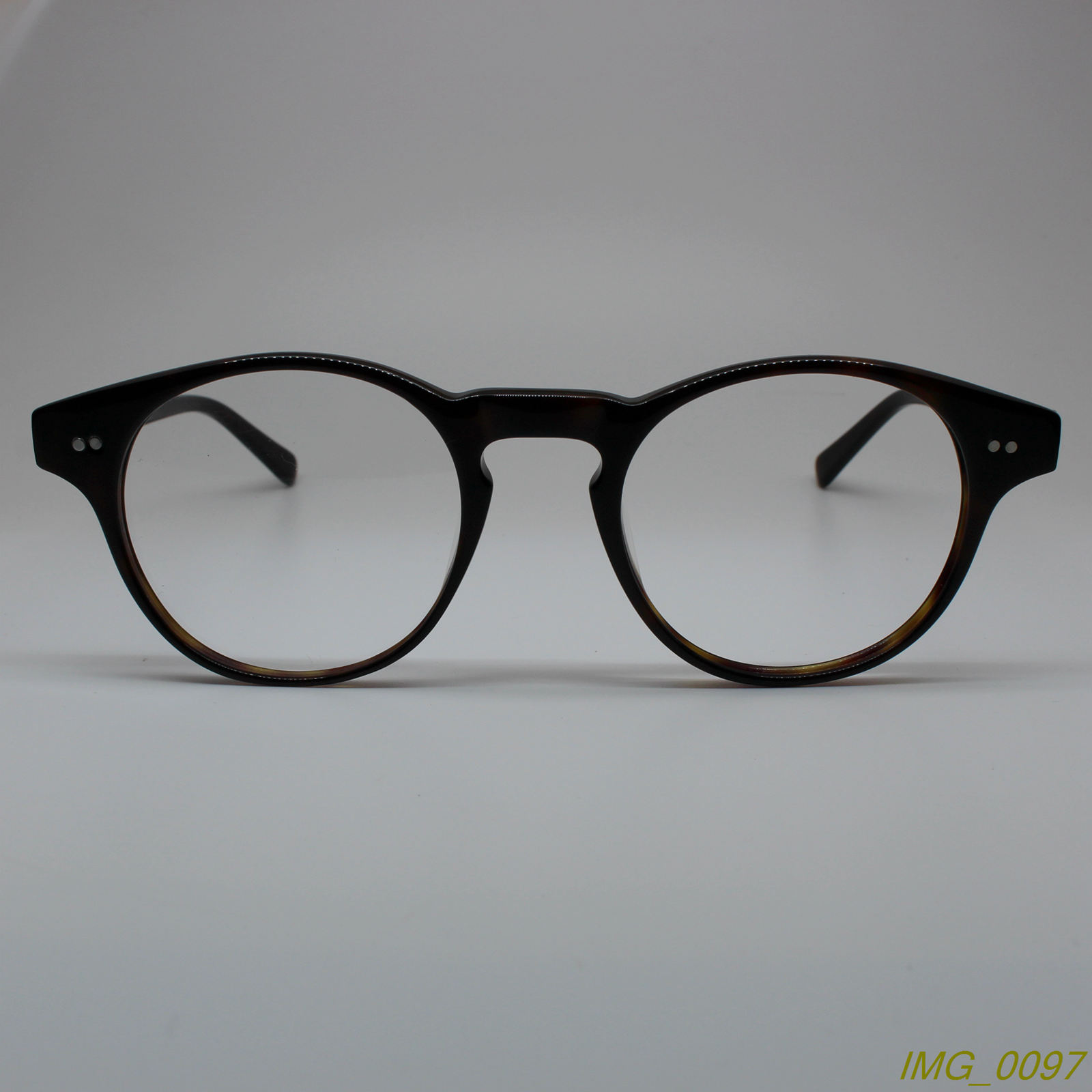 圆框复古板材近视眼镜架