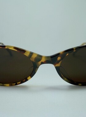 复古vintage个性板材男女太阳眼镜太阳镜墨镜(配原装盒)玳瑁色框