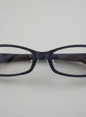 enjoy 正品 经典款 木纹板材近视眼镜框 光学眼镜架 二色