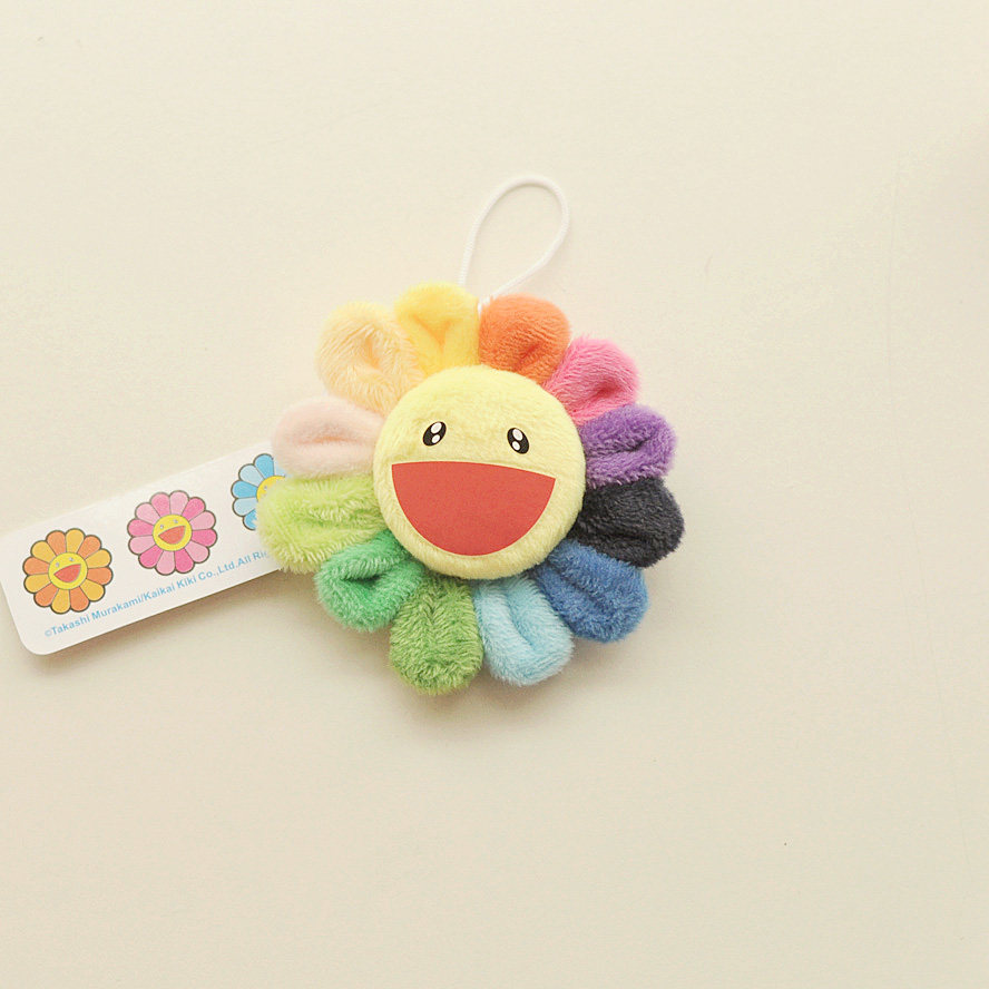 村上隆太阳花胸针女别针胸花配饰可爱日系华晨宇同款七彩挂件徽章