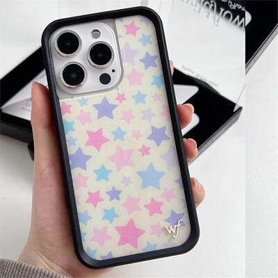 Wildf甜蜜星星手机壳Super Sweet Stars适用苹果iPhone17/16/15/14/Pro/Max硬壳全包保护套硅胶防摔时尚wf