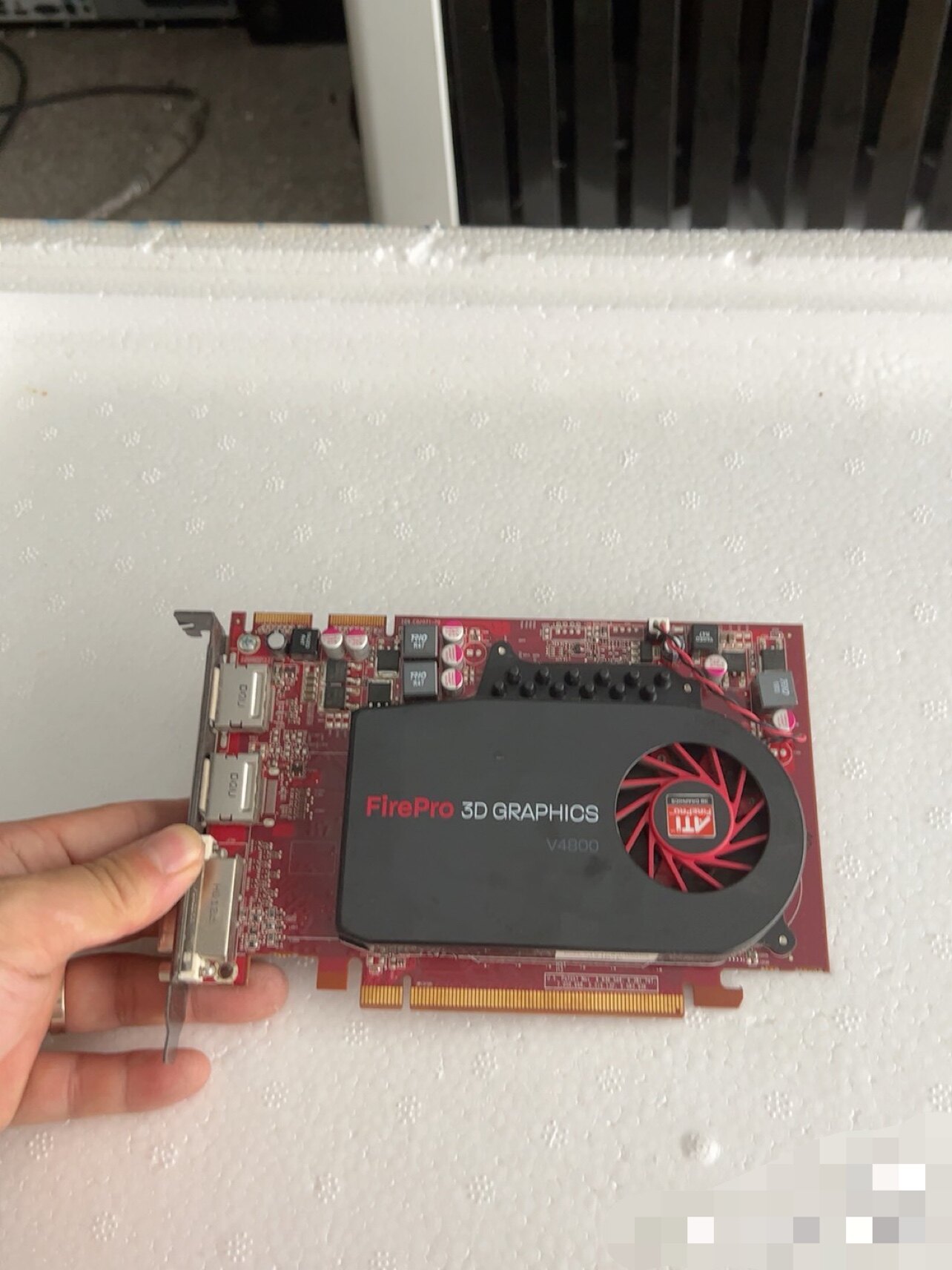 原装蓝宝石ATI V4800 1G专业图形显卡医疗成像CAD/PS平面设计双DP