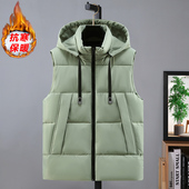 秋冬运动休闲男装 马夹 男士 棉马甲潮流时尚 保暖坎肩背心羽绒棉大码