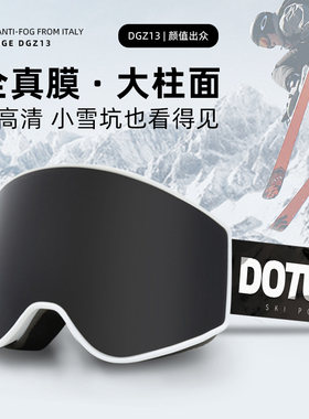 滑雪镜女双层防雾护目镜男近视成人雪地装备雪镜登山儿童滑雪眼镜