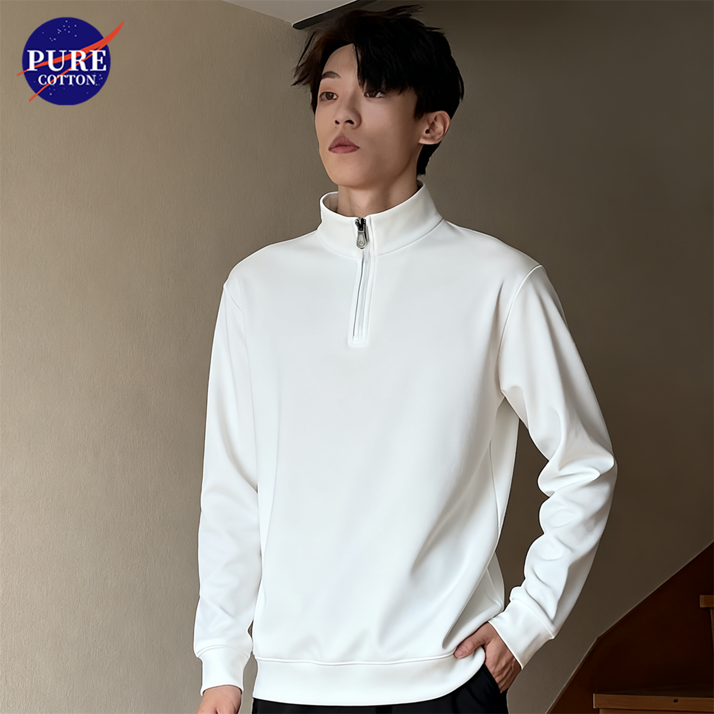 10A级抗菌保暖双面德绒打底衫男