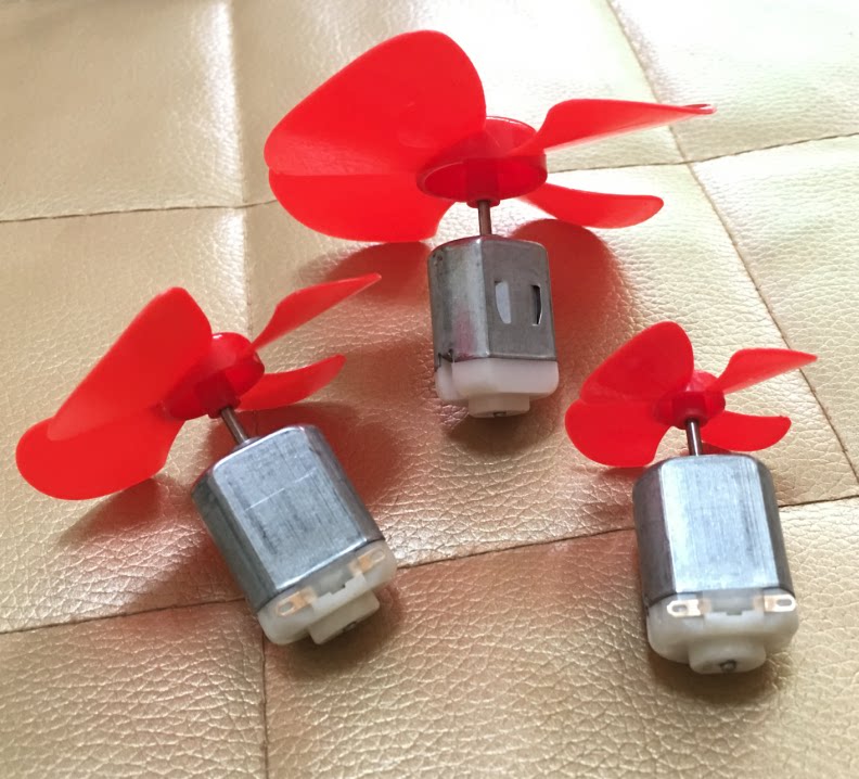 130电机 四叶风扇 3v diy小制作马达 小风扇电机 微型直流电机