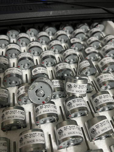 RF-310T-11400直流微电机6V静音太阳能310马达3V科技小制作电子22