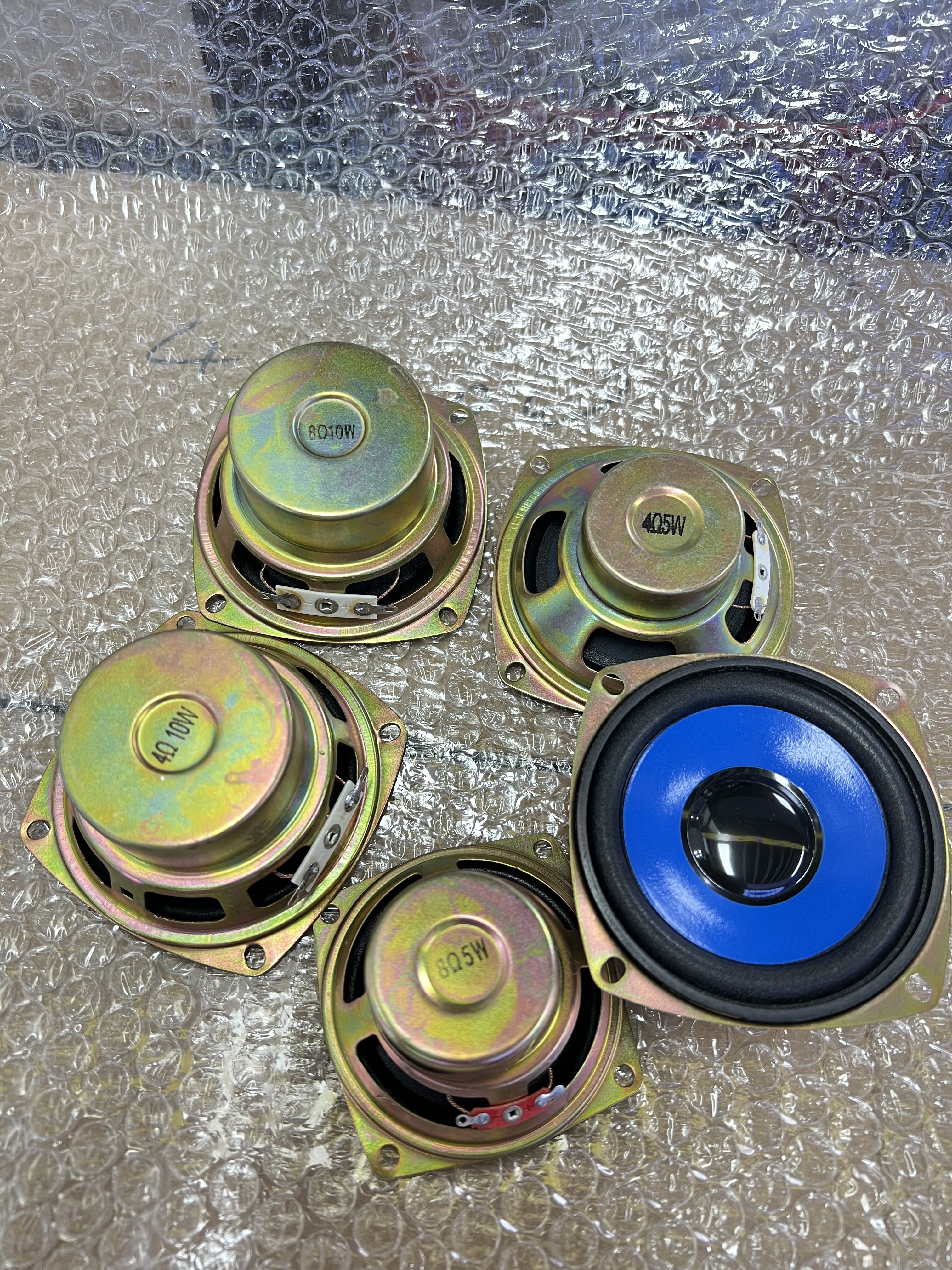 4Ω/8欧/5W/10W 2.5寸3寸内磁泡边全频小喇叭蓝牙音箱音响扬声器