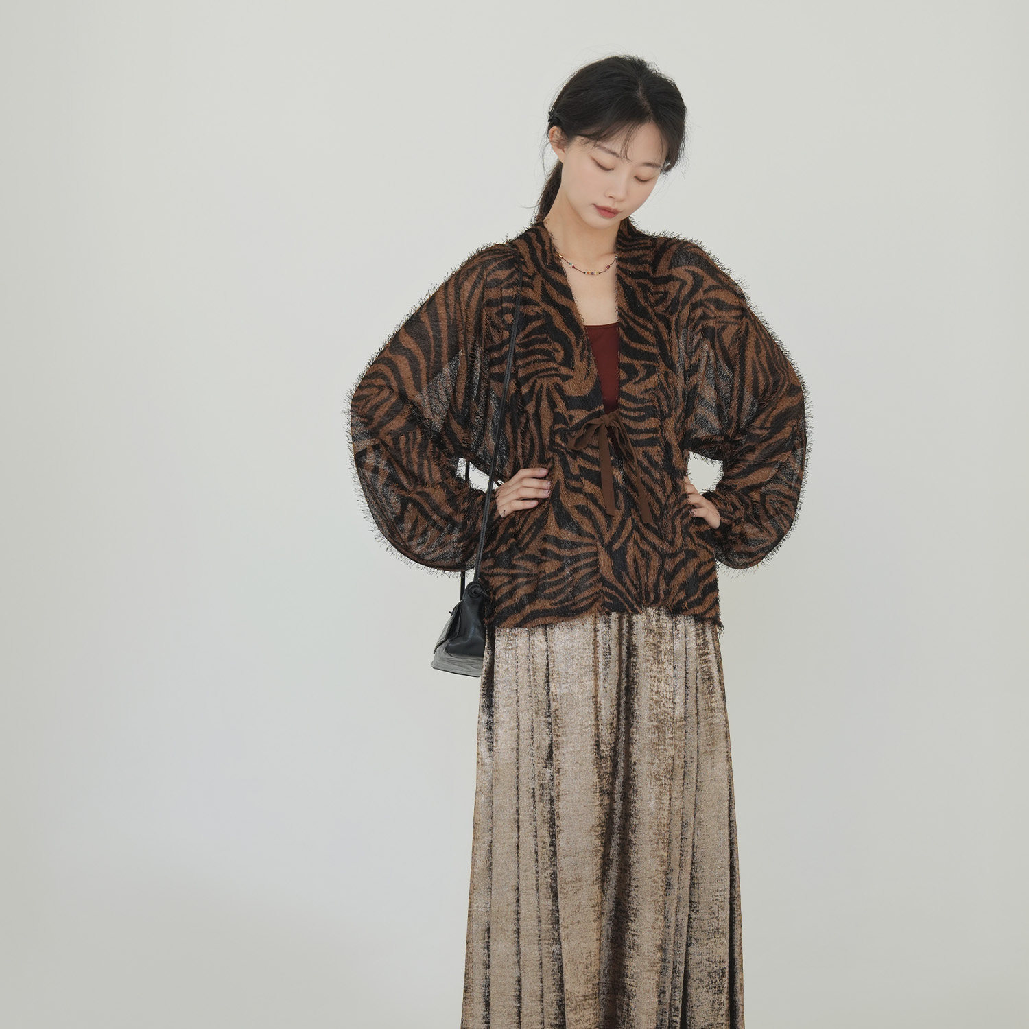 谜阿凰山君飞机袖宋制外套薄款女图片