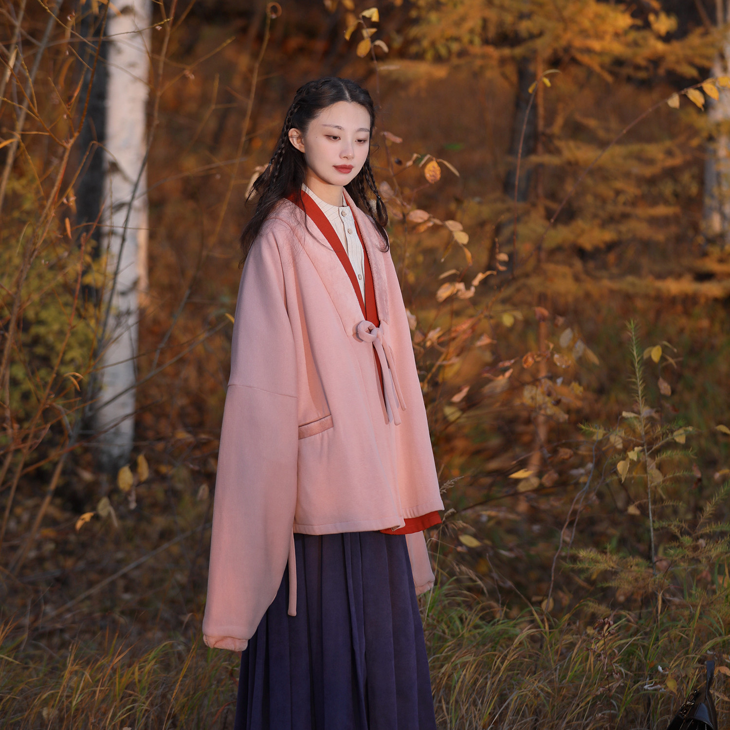 谜阿凰【松紧腰马面裙】明制汉服改良灯芯绒半身裙厚保暖女小个子,女装/女士精品,汉服半身裙,淘宝优惠券,粉丝福利购,淘宝优惠卷