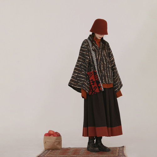 谜阿凰晋制原创设计汉服上衣秋冬