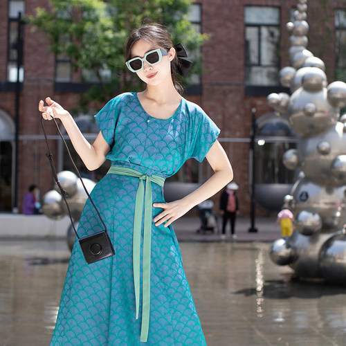 谜阿凰青玉案背子垂领唐风半臂短衫破裙女上衣成人女汉服上衣日常