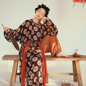 日常改良款 谜阿凰摩诃唐制圆领袍唐风汉元 素汉服原创女装 汉服上衣