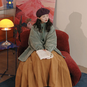 明制汉服套装 谜阿凰 青釉 秋冬国风上衣改良松紧腰马面裙保暖女