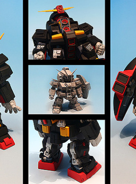 包邮现货 SD Q版 BB Psycho MRX 精神力  树脂 GK 白模 手办模型