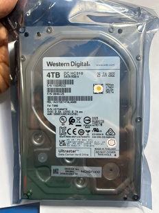 西数4T企业级硬盘HUS726T4TALA600华为超聚变4T sata机械硬盘7.2K