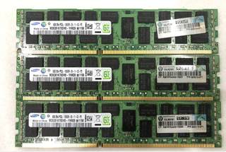 三星 8G16G REG ECC内存DDR3 1333 1600 2RX4 PC3L-10600R 12800R