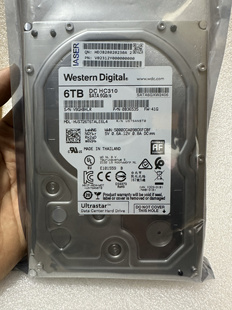 机械监控硬盘NAS HC310台式 西数6T企业级HUS726T6TALE6L4 WD6TB
