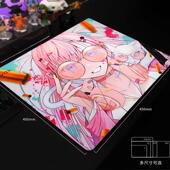 电竞游戏鼠标垫超大CSGO加厚6MM电脑桌垫滑鼠垫防汗办公游戏定制