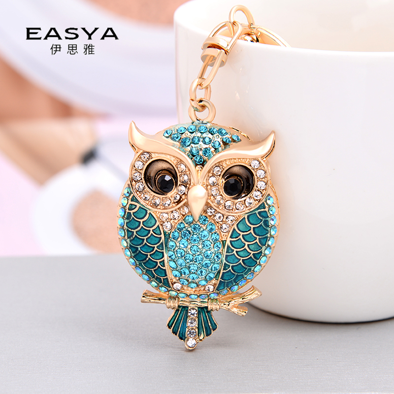 猫头鹰钥匙扣女可爱百搭简约潮