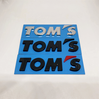 凌志TOMS车标 雷克萨斯改装车尾标叶子板侧标TOM‘S英文标志车贴