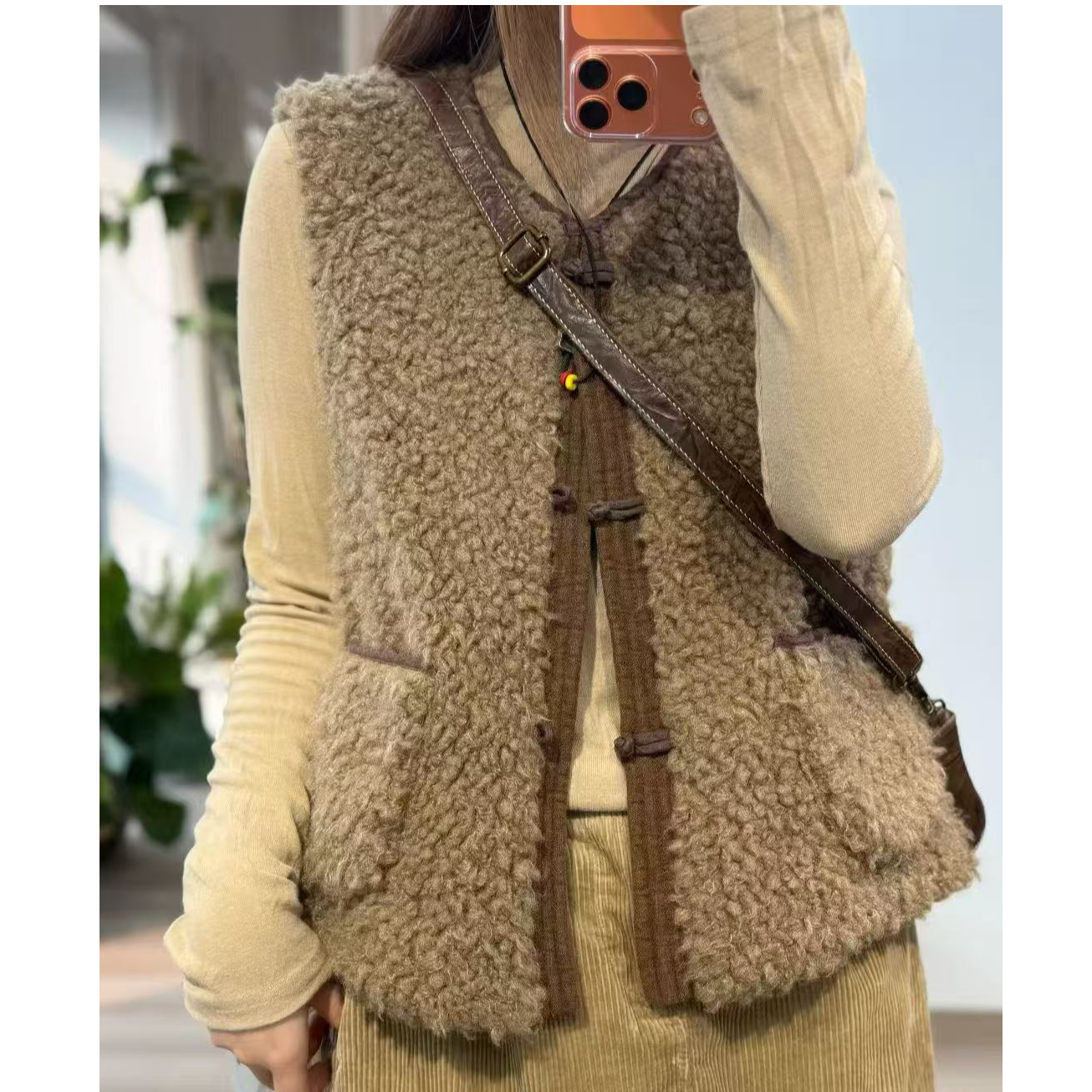 秋冬双面毛绒盘扣背心马甲256328,女装/女士精品,马夹,淘宝优惠券,粉丝福利购,淘宝优惠卷