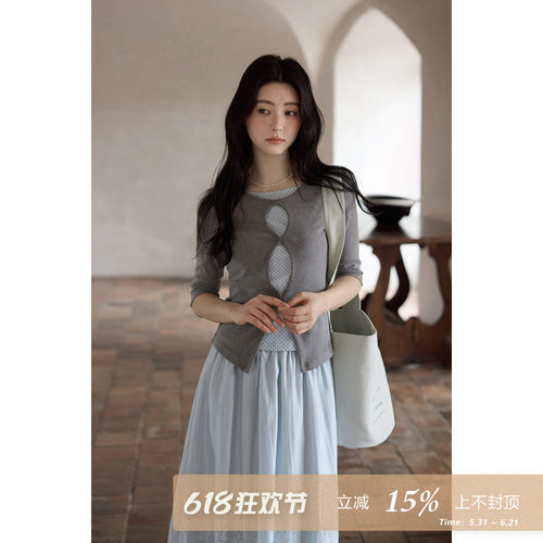设计感小众小个子上衣