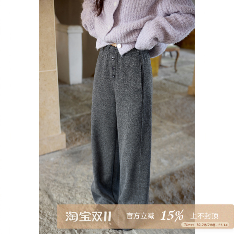 设计感小众小个子裤子