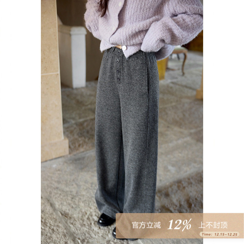 设计感小众小个子裤子