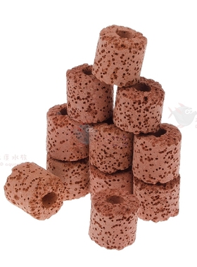 鱼缸水族箱过滤材料红色科技环细菌屋硝化细菌屋陶瓷环生化环滤材