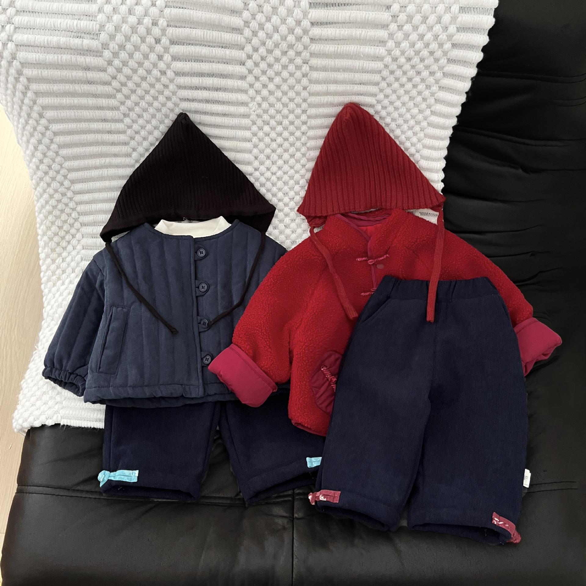 儿童裤子秋冬季2025新款宝宝加绒