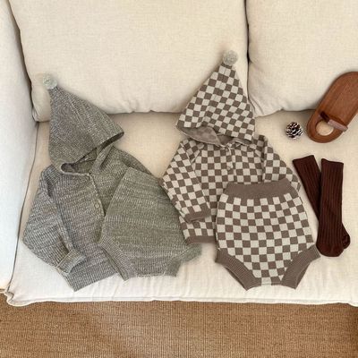 韩版春装儿童毛衣套装男女宝宝