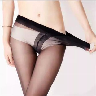 丽人超薄包芯丝T裆连裤袜 居家性感无痕一线裆女丝袜夏款丝光袜