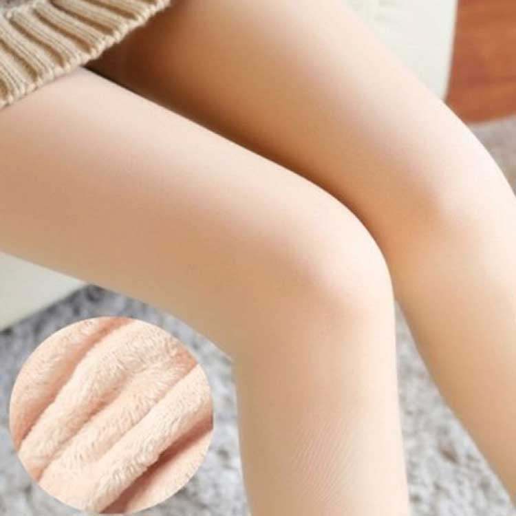 韩版光腿神器加绒加厚假透肉打底裤秋冬防勾双层保暖女踩脚连裤袜