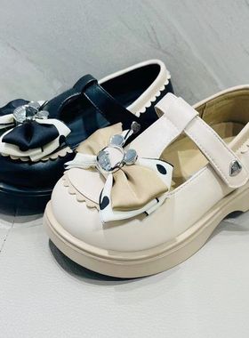 专柜正品斯乃纳童鞋2023秋新款女童鞋时尚单皮鞋SP330233H